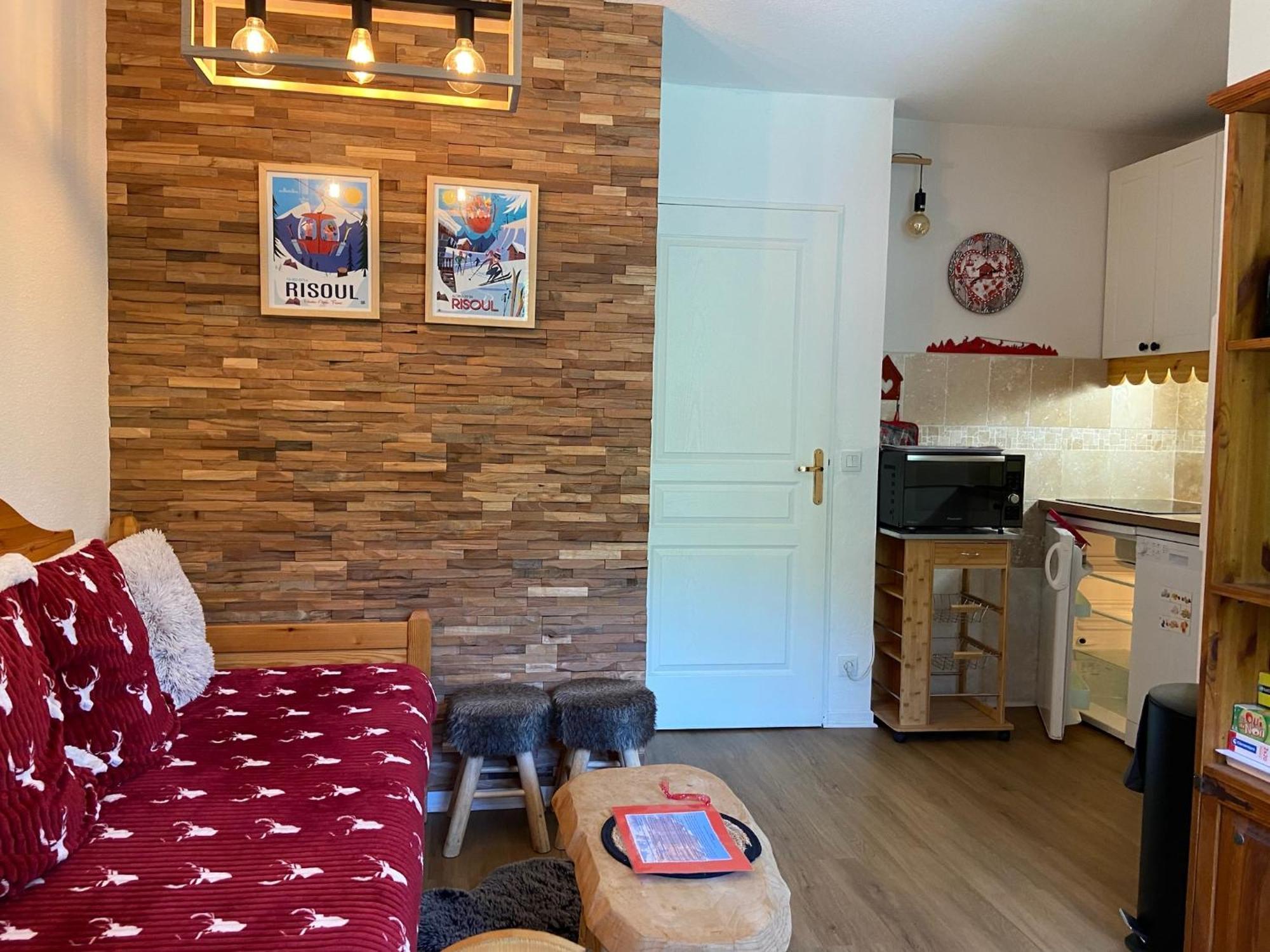 Appartement Risoul, 2 pièces, 6personnes avec Piscine Extérieur photo
